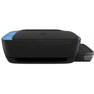 HP Ink Tank 319 AiO Print/Copy/Scan + СНПЧ, up to 19ppm/16ppm black/color, up to 4800x1200 dpi, Up to 1000 pages/month, 7 segment LCD, Hi-Speed USB 2.0, Black/Blue (GT51XL Black 135ml, GT52 C/M/Y 70ml)