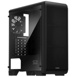 ZALMAN "S2" ATX Case, with Full Acrylic Side Panel, without PSU, Tool-less, 120mm rear fan pre-installed, Top Magnetic Dust Filter, 1xUSB3.0, 2xUSB2.0 /Audio, Black