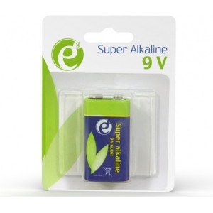 Gembird Alcaline 9V 6LR61 1pcs, 500mA , High performance and long lifetime