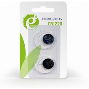 Gembird  Button cell CR1220, 2pcs, High performance and long lifetime