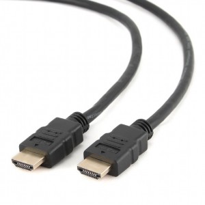 Cable HDMI  CC-HDMI4-20M, 20 m, HDMI v.1.4, male-male, Black cable with gold-plated connectors, Bulk packing