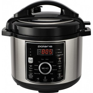 Мультиварка-скороварка Polaris PPC1305AD, inox black