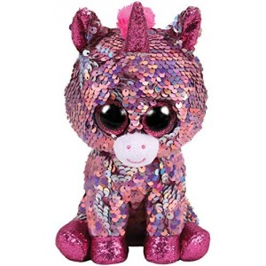 TY BB Flippables SPARKLE - pink unicorn 24 cm