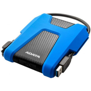 1.0TB (USB3.1) 2.5" ADATA HD680 Anti-Shock External Hard Drive, Blue/Black (AHD680-1TU31-CBL)