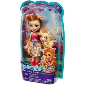 Кукла Mattel Enchantimals Cailey Cow Doll & Curdle Figure 
