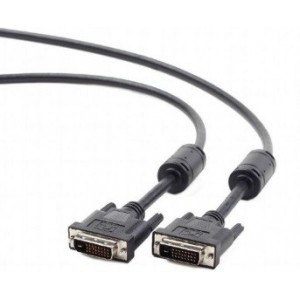 Cable DVI - 3m - Cablexpert CC-DVI2-BK-10, 3m, DVI video cable dual link, black