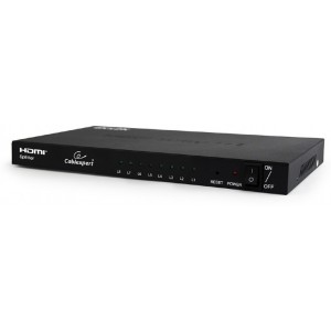 Splitter HDMI 8 ports - Cablexpert - DSP-8PH4-03, HDMI splitter, 8 ports, 1 input, 4 output HDMI receptacles, 19 pin (A), HDMI + HDCP v.1.4 (compatible with all HDMI versions)