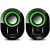 Колонки SVEN 290 Black-Green (USB) Колонки SVEN 290 Black-Green (USB)