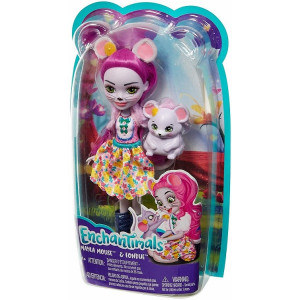 Кукла Mattel Enchantimal Mayla Mouse Doll & Fondu Figure (FXM76)