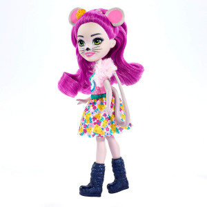 Кукла Mattel Enchantimal Mayla Mouse Doll & Fondu Figure (FXM76)