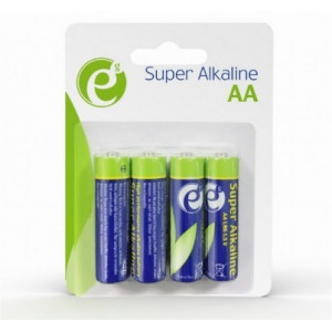 Gembird Alcaline Battery AA, 4pcs, Blister pack