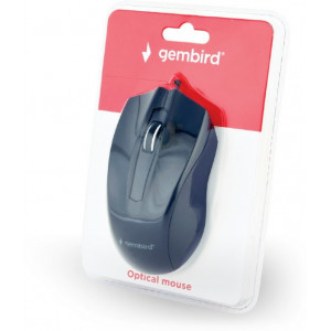 Gembird MUS-3B-01, Optical Mouse, 1000dpi, USB, Black
