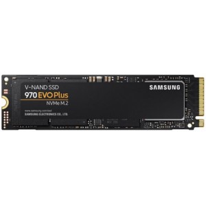 M.2 NVMe SSD 250GB Samsung 970 EVO Plus, PCIe3.0 x4 / NVMe1.3, M2 Type 2280, Read: 3500 MB/s, Write: 2300 MB/s, Read /Write: 250,000/550,000 IOPS, Controller Samsung Phoenix, 3D TLC (V-NAND)