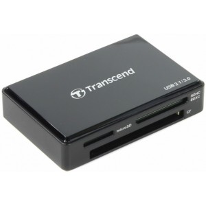 Card Reader Transcend "TS-RDC8K" Black, USB3.1 Type-C (All-in-1)