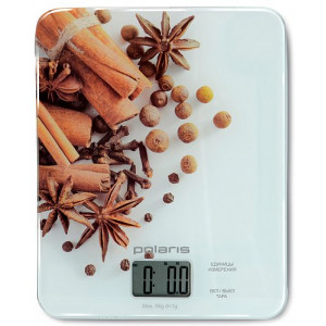 Cântar кухонные Polaris PKS 0832DG, white (spice)
