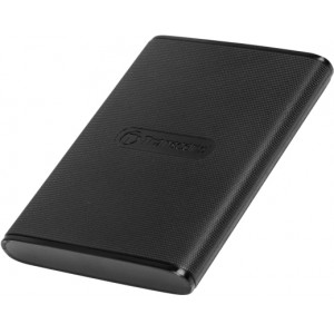 .240GB (USB3.1/Type-C) Transcend Portable SSD "ESD230C", Black (77x56x9.6mm, 35g, R/W:520/460MB/s)