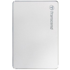 1.0TB (USB3.1/Type-C) 2.5" Transcend StoreJet 25C3S, Silver, Aluminum Casing, Ultra-Slim&Light