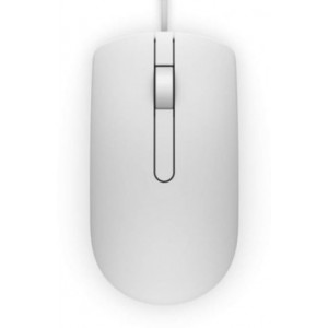 Dell Optical Mouse - Wired - USB, 1000 dpi, 413g,  MS116 - White (570-AAIP)