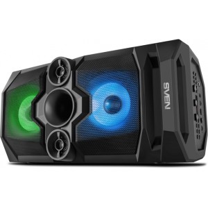 "Speakers   SVEN  ""PS-650"" 50w, Black, Bluetooth, microSD, FM, AUX, USB, LED, power:8000mA, USB, DC5V-   http://www.sven.fi/ru/catalog/portable_acoustics/ps-600.htm"