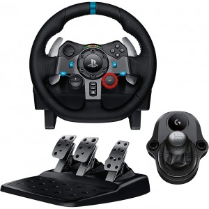 Wheel Logitech Driving Force Racing G29, 11", 900 degree, Pedals, 2-axis, 14 buttons, Dual vibration