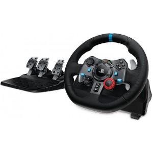 Wheel Logitech Driving Force Racing G29, 11", 900 degree, Pedals, 2-axis, 14 buttons, Dual vibration