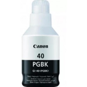 "Ink Cartridge Canon GI-40 Bk, black
Black Ink Bottle for Canon G6040, G5040, GM2040"