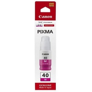 "Ink Cartridge Canon GI-40 M, magenta
Magenta Ink Bottle for Canon G6040, G5040, GM2040"