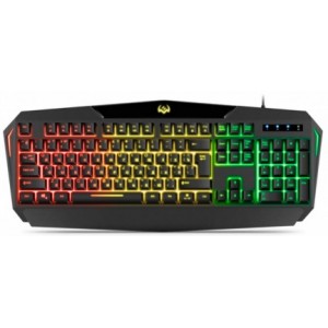 SVEN GS-4300 RGB Gaming Set, Keyboard+Mouse+MousePad+Headset, keys 104 keys, 12 Fn-keys, Backlight (RGB) mouse 7+1(1200-3200 DPI) , USB, Black