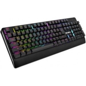 SVEN KB-G9700 RGB Mechanical Gaming Keyboard, Mechanical keys 104 keys, 12 Fn-keys, Backlight (RGB), USB, Black