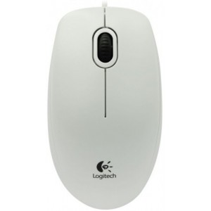 Mouse Logitech B100, White USB