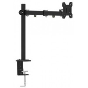 Arm for 1 monitor 13"-27" - Gembird MA-DF1-01, Steel, VESA 75/100, arm allows to swivel, extend, retract or tilt your display and enables rotating the display from landscape-to-portrait mode