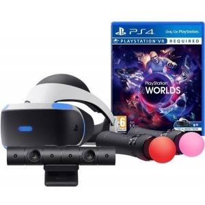 VR Sony Playstation + PS Camera + Move Twin Pack + VR Worlds