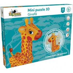 NORIEL Mini Puzzle 3D Girafa