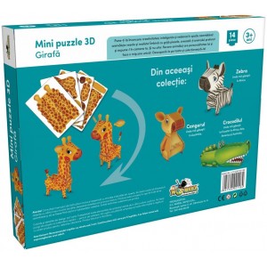 NORIEL Mini Puzzle 3D Girafa