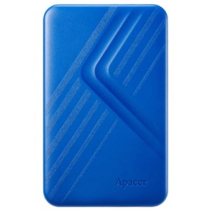 2.0TB (USB3.1) 2.5" Apacer AC236 Ultra-Slim Portable Hard Drive, Blue (AP2TBAC236U-1)
