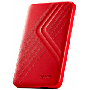 1.0TB (USB3.1) 2.5" Apacer AC236 Ultra-Slim Portable Hard Drive, Red (AP1TBAC236R-1)