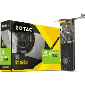 Видеокарта ZOTAC GeForce GT 1030 2GB GDDR5, 64bit, 1468/6008Mhz