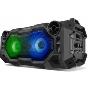 Speakers SVEN PS-500 36w, Black, Bluetooth, Karaoke, LED, microSD, FM, AUX, USB, power:2000mA