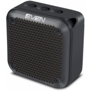 Speakers SVEN  PS- 88 10w, TWS, IPx7, Black, Bluetooth, microSD, AUX, Mic, 1500mA