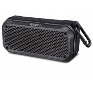 Speakers SVEN  PS-240 10w, TWS, IPx7, Black, Bluetooth, microSD, AUX, Mic, 2000mA