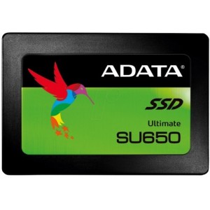 .M.2 SATA SSD  240GB ADATA Ultimate "SU650" [80mm, R/W:550/500MB/s, 80K/60K IOPS, MAS0902A, 3D TLC]