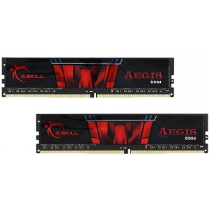  32GB DDR4 Dual-Channel Kit G.SKILL Aegis F4-3200C16D-32GIS 32GB (2x16GB) DDR4 PC4-25600 3200MHz CL16, Retail (memorie/память)