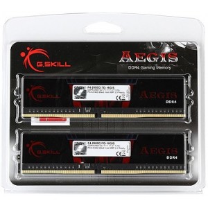  32GB DDR4 Dual-Channel Kit G.SKILL Aegis F4-3000C16D-32GISB 32GB (2x16GB) DDR4 PC4-24000 3000MHz CL16, Retail (memorie/память)