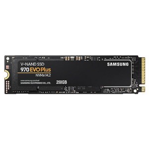  250GB SSD NVMe M.2 Type 2280 Samsung 970 EVO Plus MZ-V7S250BW, Read 3500MB/s, Write 2300MB/s (solid state drive intern SSD/внутрений высокоскоростной накопитель SSD)