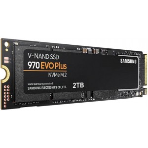 M.2 NVMe SSD 2.0TB  Samsung SSD 970 EVO Plus, PCIe3.0 x4 / NVMe1.3, M2 Type 2280 form factor, Sequential Read: 3500 MB/s, Sequential Write: 3300 MB/s, Max Random 4k: Read /Write: 620,000/560,000 IOPS, Samsung Phoenix, 2GB LPDDR4, V-NAND 3-bit MLC
