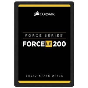 2.5" SSD 240GB  Corsair Force LE200 Recertified, SATAIII, Sequential Reads: 560 MB/s, Sequential Writes: 530 MB/s, Maximum Random 4k: Read: 77,000 IOPS / Write: 44,000 IOPS, Thickness- 7mm, Controller Phison S11, NAND TLC