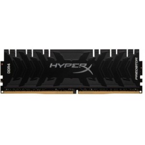 16GB DDR4-3600  Kingston HyperX® Predator DDR4, PC28800, CL17, 1.35V, Asymmetric BLACK low-profile heat spreader, Intel XMP Ready (Extreme Memory Profiles)