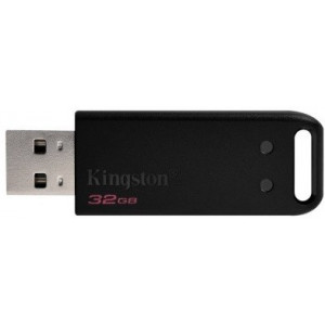 32GB USB2.0  Kingston DataTraveler DT20 Black, (Read 18 MByte/s, Write 10 MByte/s)