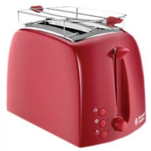 Russell Hobbs 21642-56/RH Textures Toaster 2SL Red
