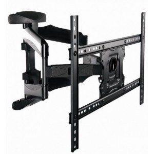 TV-Wall Mount for 32-70"- Gembird "WM-70RT-01", Rotation-Tilt, max. 40kg, Tilt -5°/+8°, Distance TV to Wall: 50 - 490 mm, max. VESA 600 x 400, Black